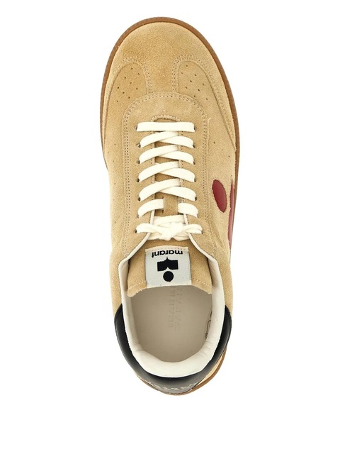 ISABEL MARANT Bryce suede low-top sneakers - Neutrals - zdjęcie produktu nr 2