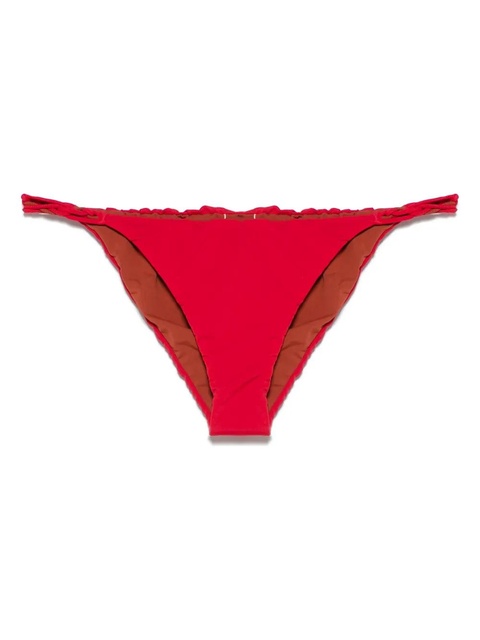Isa Boulder braided bikini bottoms - Red - zdjęcie produktu nr 1