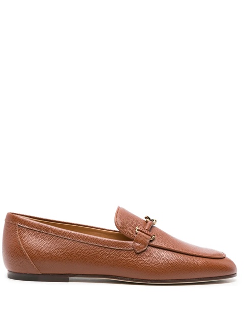 Tod's knot-plaque leather loafers - Brown - zdjęcie produktu nr 1