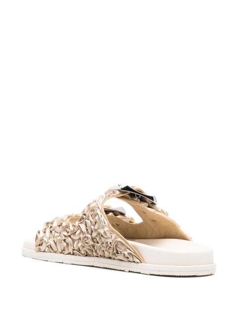 Casadei double-buckle sandals - Neutrals - zdjęcie produktu nr 2