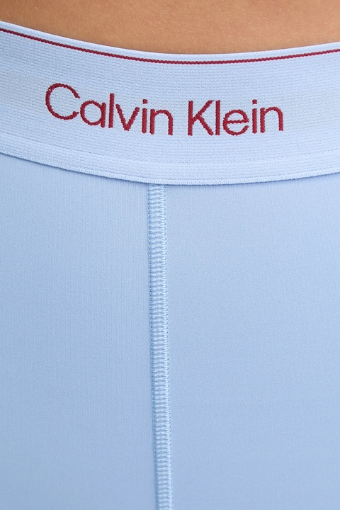 Calvin Klein Performance legginsy treningowe kolor niebieski z nadrukiem LVGWS5L609 - zdjęcie produktu nr 2