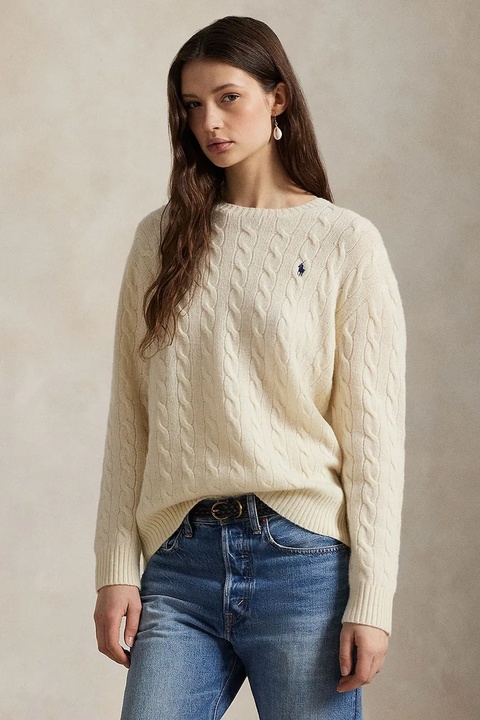 Polo Ralph Lauren sweter damski kolor biały lekki 211971865 - zdjęcie produktu nr 1