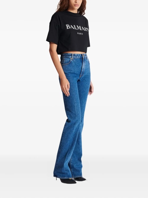 Balmain logo-print T-shirt - Black - zdjęcie produktu nr 2