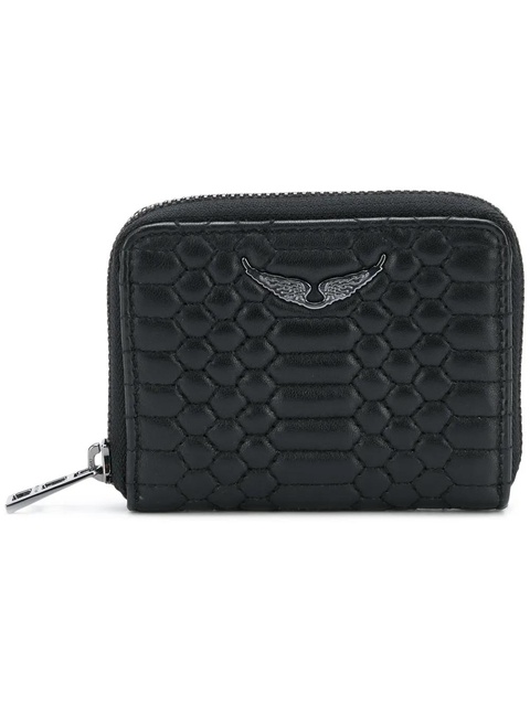 Zadig&Voltaire mini ZV matelassé wallet - Black - zdjęcie produktu nr 1