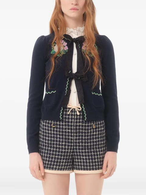 Valentino Garavani embroidered cardigan - Blue - zdjęcie produktu nr 2