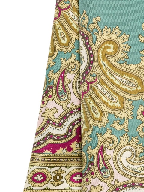 ALEMAIS paisley-patterned silk scarf - Green - zdjęcie produktu nr 1