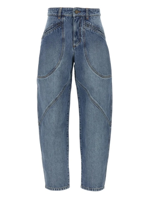 ISABEL MARANT Catarina panelled jeans - Blue - zdjęcie produktu nr 1