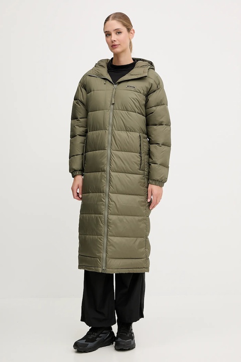 Columbia kurtka sportowa Pike Lake kolor zielony zimowa 2133543 - zdjęcie produktu nr 1