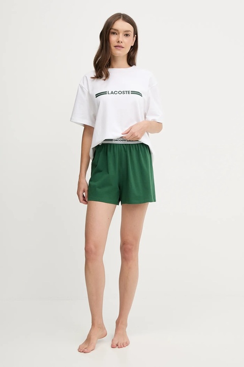 Lacoste piżama damska kolor biały 4F5883 - zdjęcie produktu nr 2