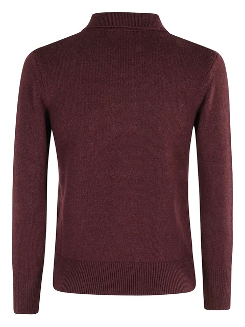 MARANT ÉTOILE logo polo-neck sweater - Red - zdjęcie produktu nr 2