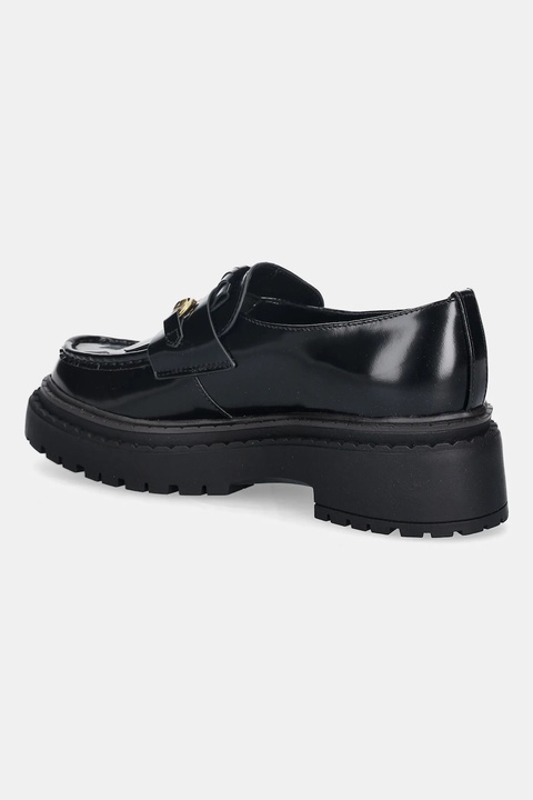 Steve Madden mokasyny skórzane Anabeth damskie kolor czarny na platformie 11004723 - zdjęcie produktu nr 2