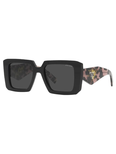 Prada Eyewear tinted oversize-frame sunglasses - Black - zdjęcie produktu nr 2