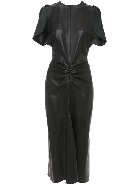 Victoria Beckham gathered midi dress - Black - zdjęcie produktu nr 1