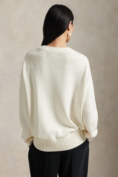 Polo Ralph Lauren sweter bawełniany damski kolor beżowy 211978310 - zdjęcie produktu nr 1