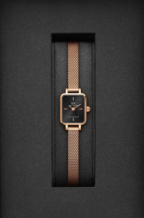 Daniel Wellington zegarek Micro damski kolor złoty - zdjęcie produktu nr 1