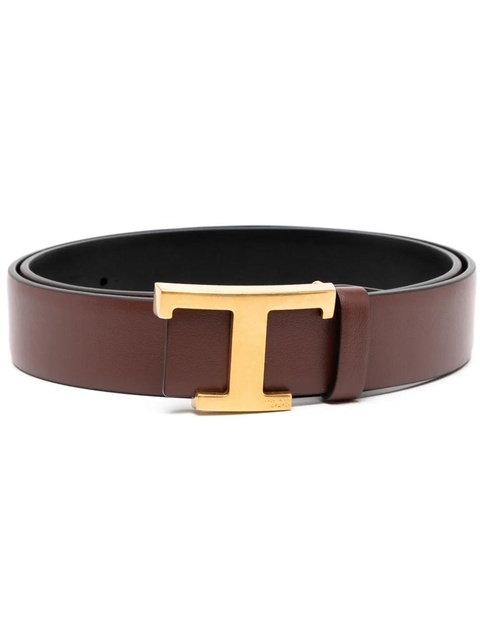 Tod's T Timeless-buckle reversible belt - Brown - zdjęcie produktu nr 1