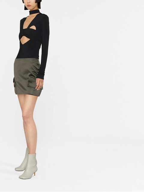 AMBUSH cut-out detail high-neck top - Black - zdjęcie produktu nr 2