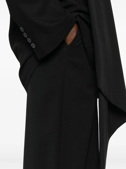 Eleh pleat-detail wide-leg trousers - Black - zdjęcie produktu nr 2