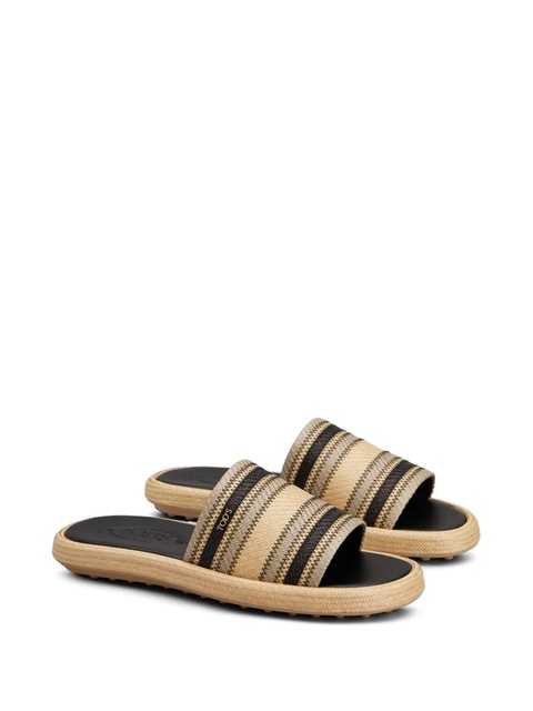 Tod's two-tone slides - Neutrals - zdjęcie produktu nr 2