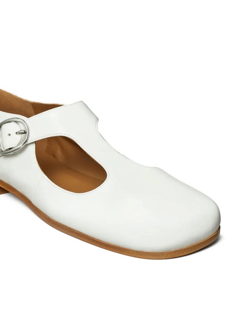 Tory Burch Violet T-Strap ballerina shoes - White - zdjęcie produktu nr 2