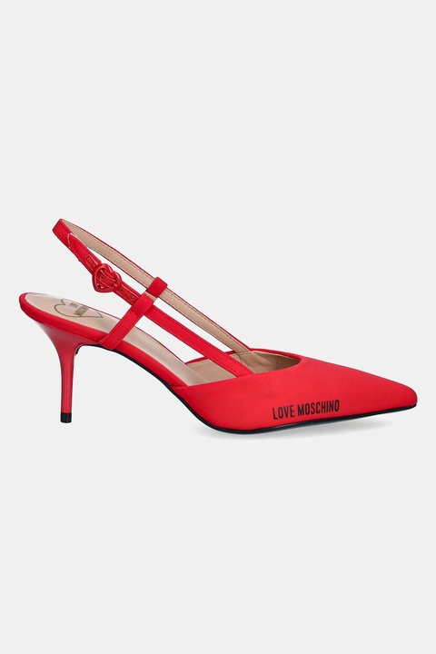 Love Moschino szpilki kolor czerwony JA10627G1MIMX500 - zdjęcie produktu nr 2