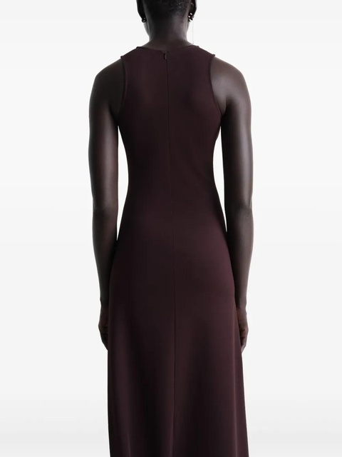 LEMAIRE twisted-hem midi dress - Red - zdjęcie produktu nr 2