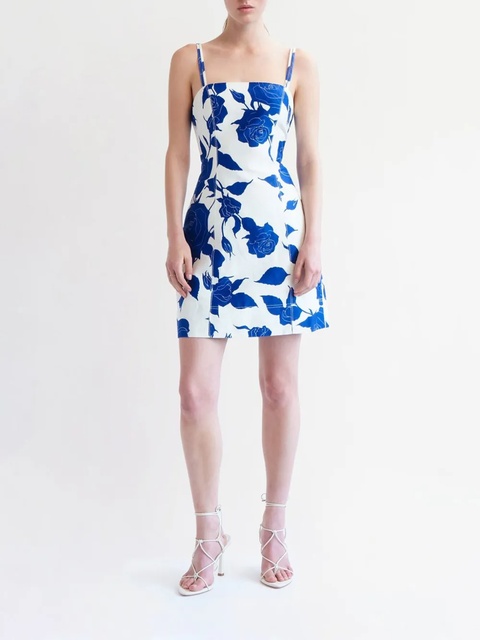 Aje Belonging rose-print dress - White - zdjęcie produktu nr 2