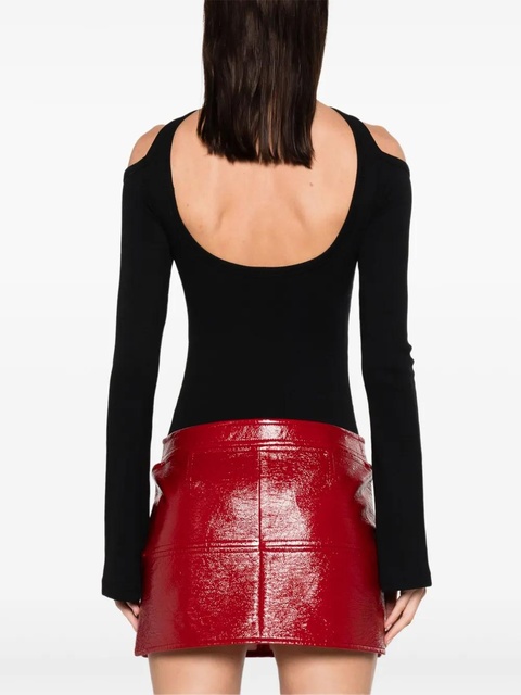 Courrèges Hyperbole 90's cold-shoulder bodysuit - Black - zdjęcie produktu nr 2
