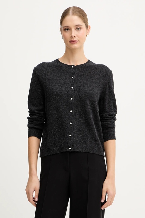 United Colors of Benetton sweter wełniany damski kolor szary lekki 1002D501U - zdjęcie produktu nr 1