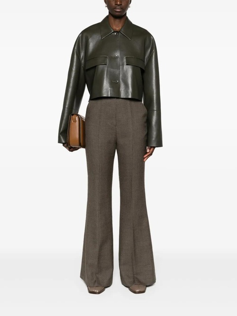 Nanushka high-rise flared trousers - Brown - zdjęcie produktu nr 2