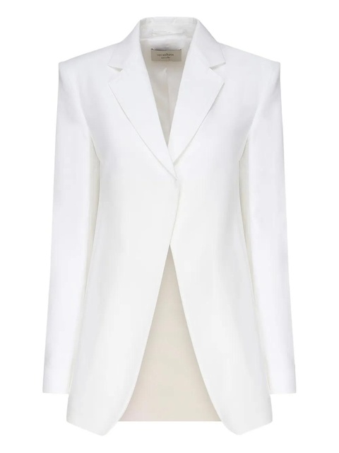 Max Mara concealed-fastening blazer - White - zdjęcie produktu nr 1