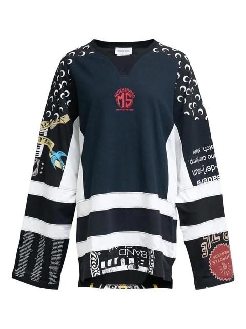 Marine Serre panelled top - Black - zdjęcie produktu nr 2