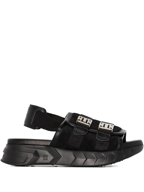 Givenchy Marshmallow 4G slingback sandals - Black - zdjęcie produktu nr 1
