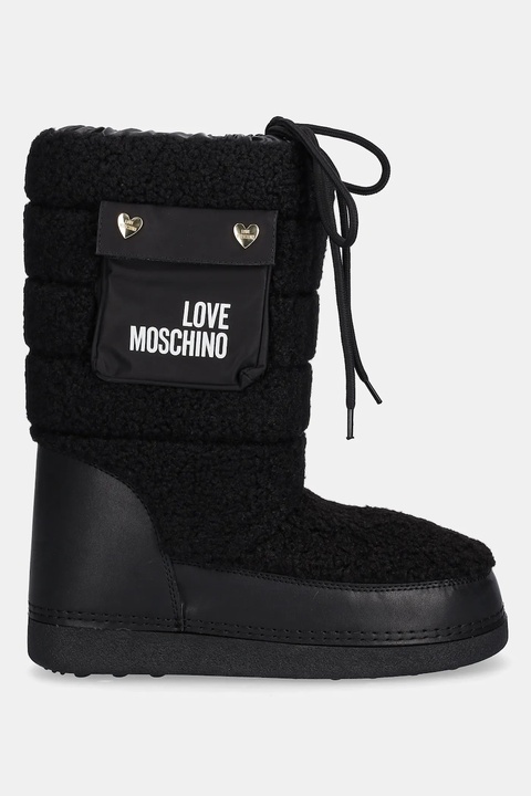 Love Moschino śniegowce kolor czarny JA24452G0NISM00A - zdjęcie produktu nr 2
