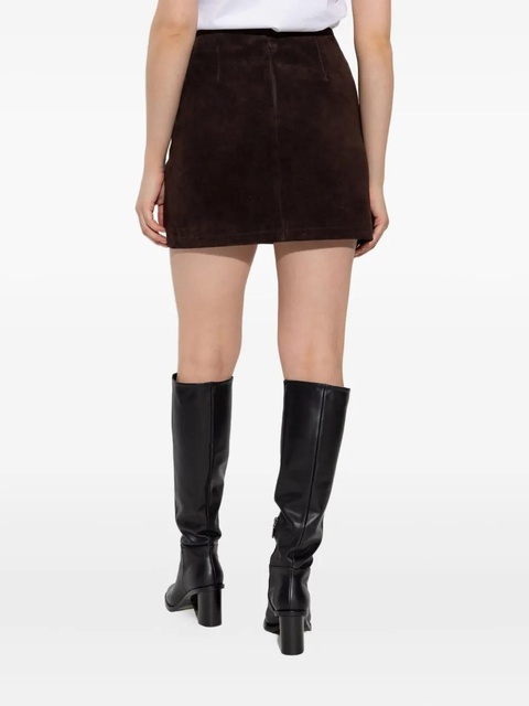 Zadig&Voltaire suede mini skirt - Brown - zdjęcie produktu nr 2