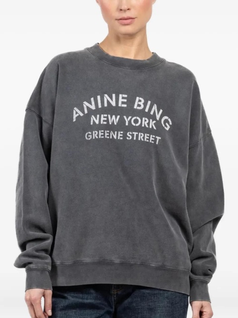 ANINE BING logo-print sweatshirt - Grey - zdjęcie produktu nr 1