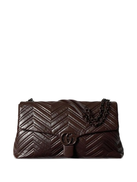 Gucci matelassé chevron shoulder bag - Brown - zdjęcie produktu nr 1