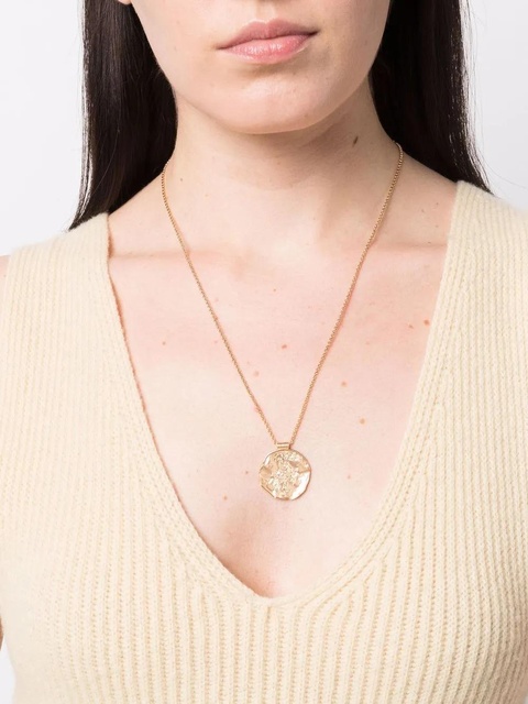 Maje Zodiac medal necklace - Gold - zdjęcie produktu nr 2