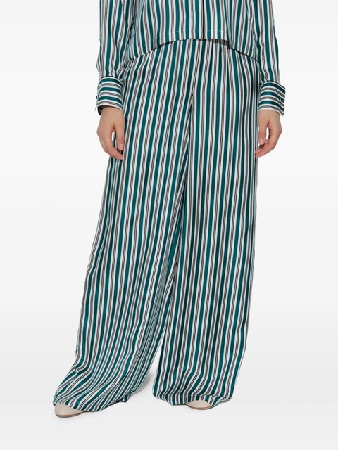 Max Mara Ladino striped trousers - Green - zdjęcie produktu nr 1