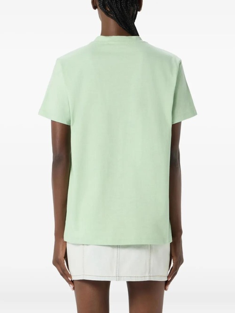 Blumarine crystal-embellished T-shirt - Green - zdjęcie produktu nr 2