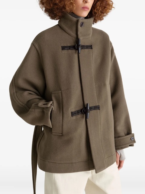 LEMAIRE toggle-fastening belted duffle coat - Brown - zdjęcie produktu nr 2
