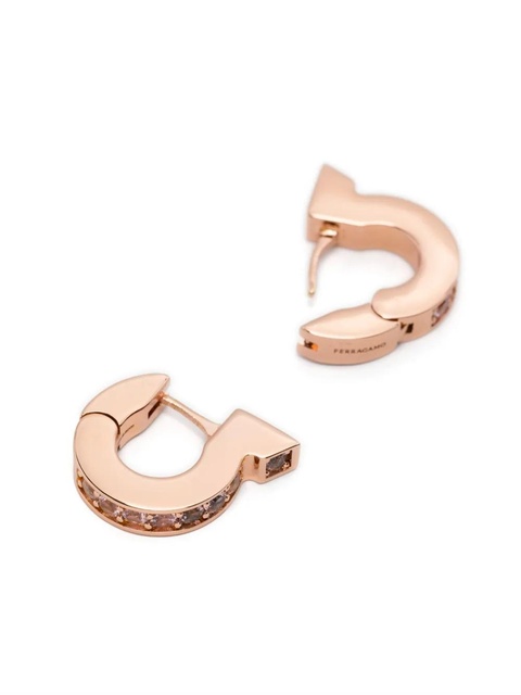 Ferragamo Gancini earrings - Pink - zdjęcie produktu nr 2
