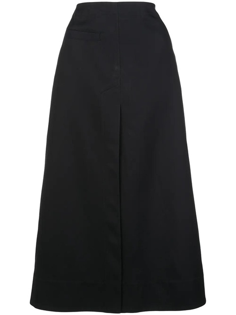 3.1 Phillip Lim front slit A-line skirt - Black - zdjęcie produktu nr 1