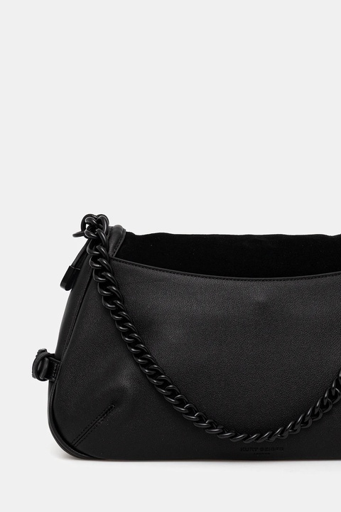 Kurt Geiger London torebka skórzana CHELSEA kolor czarny 4984100129 - zdjęcie produktu nr 2
