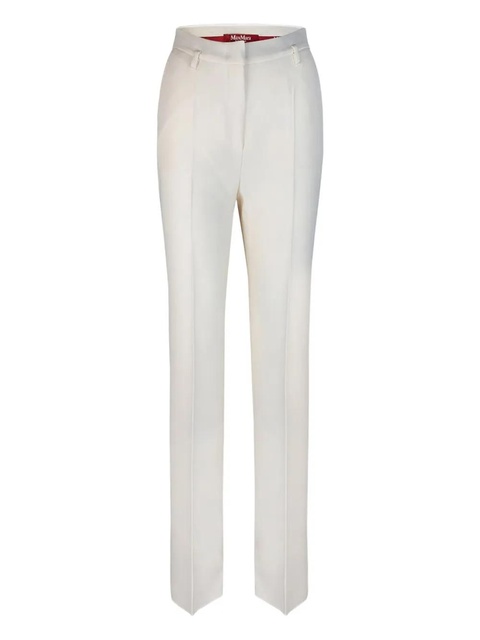 Max Mara pleated-front trousers - White - zdjęcie produktu nr 1