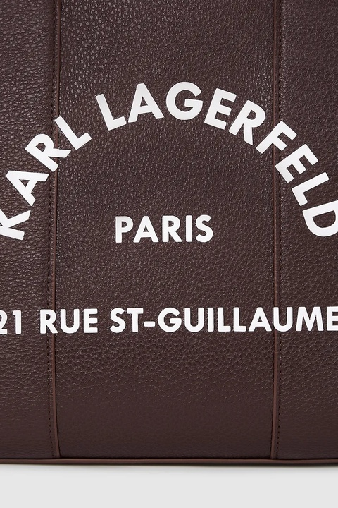 Karl Lagerfeld torebka kolor bordowy A4W30264 - zdjęcie produktu nr 2