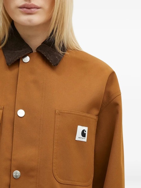 Carhartt WIP corduroy-collar pocket jacket - Brown - zdjęcie produktu nr 2