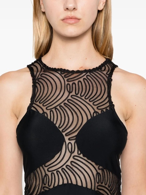 ROTATE BIRGER CHRISTENSEN stretchy mini dress - Black - zdjęcie produktu nr 2