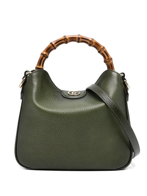 Gucci bamboo-handle GG tote bag - Green - zdjęcie produktu nr 1