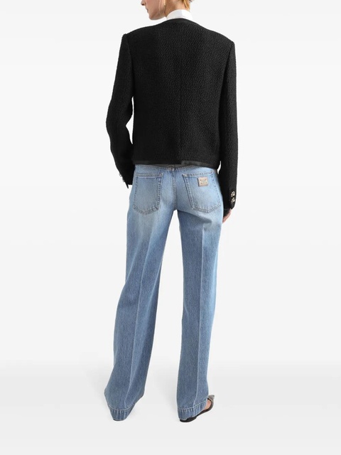 Dolce & Gabbana pressed-crease jeans - Blue - zdjęcie produktu nr 2